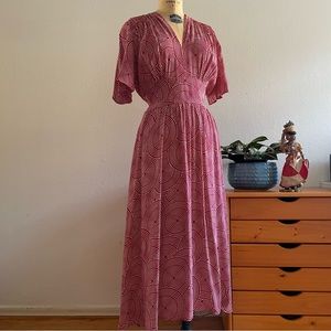 NWT Loco Lindo Rayon Dress - Sz L